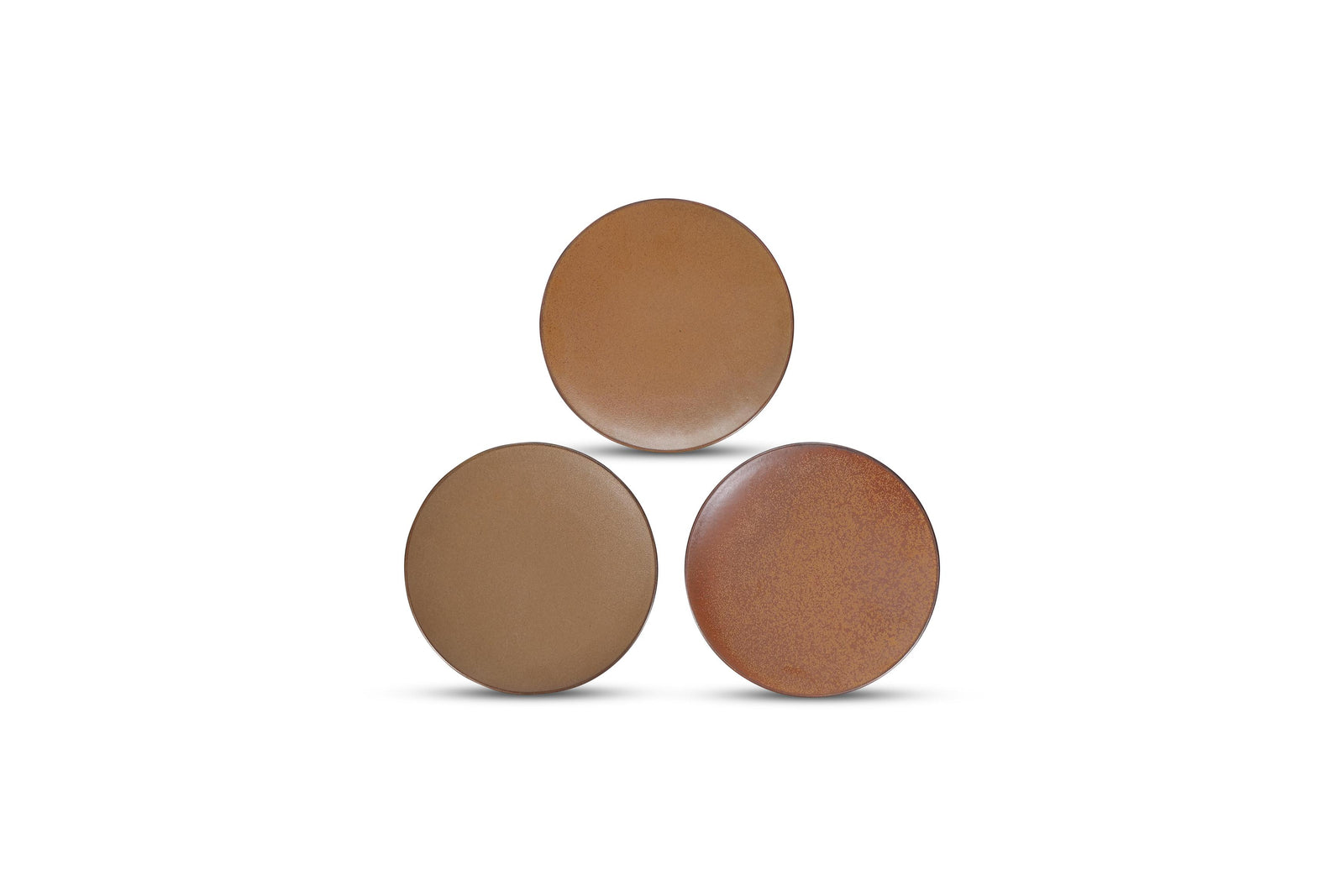 S&P - Ovio Assiette plate 27cm marron foncé Ovio - 1 SET - 6 pièces