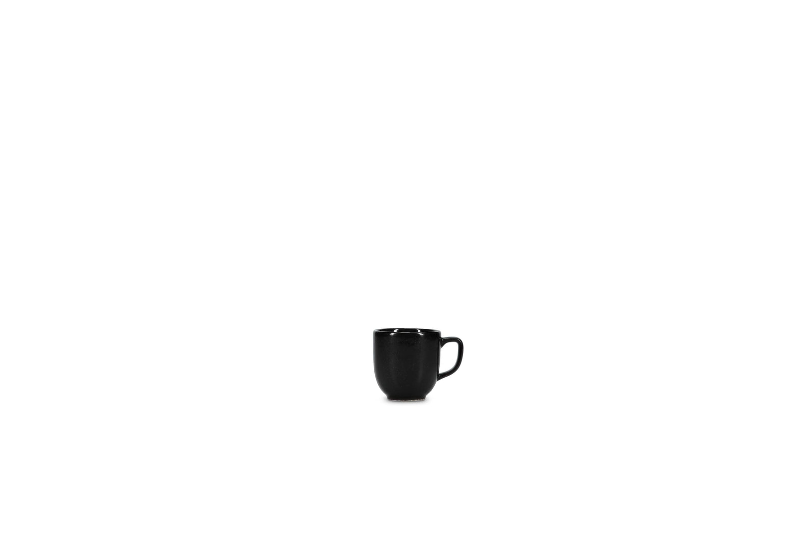S&P - Ovio Black Tasse à moka 9cl noir Ovio - 1 SET - 12 pièces