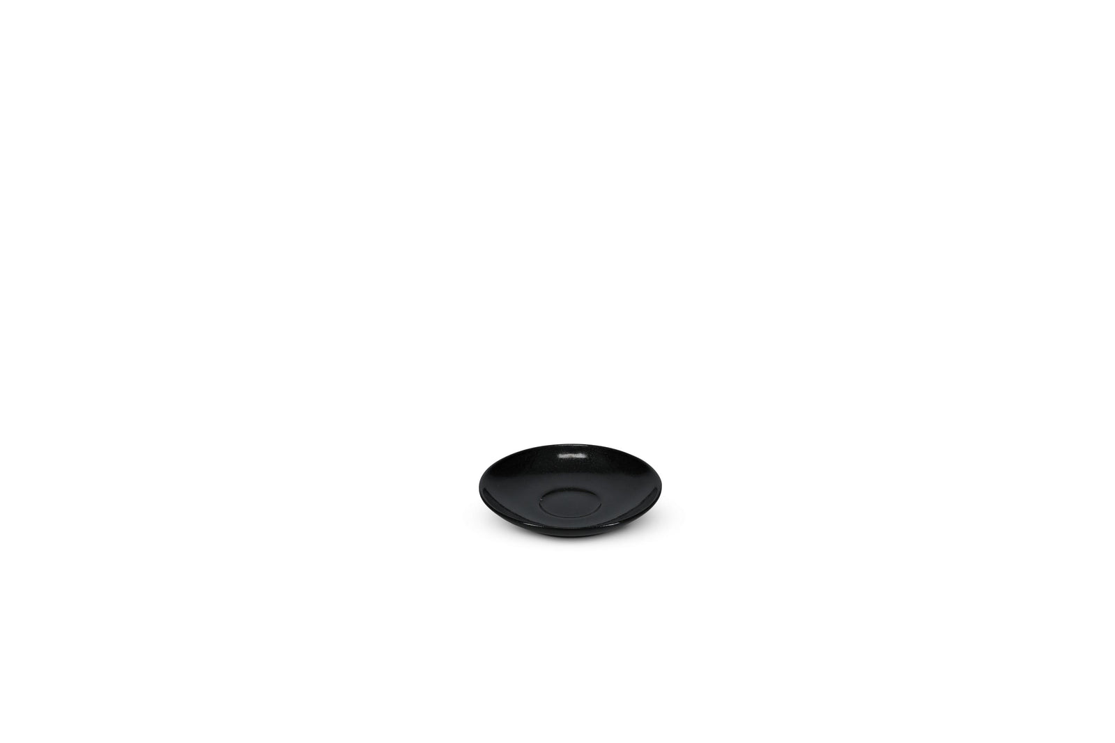S&P - Ovio Black Soucoupe à moka 11cm noir Ovio - 1 SET - 6 pièces