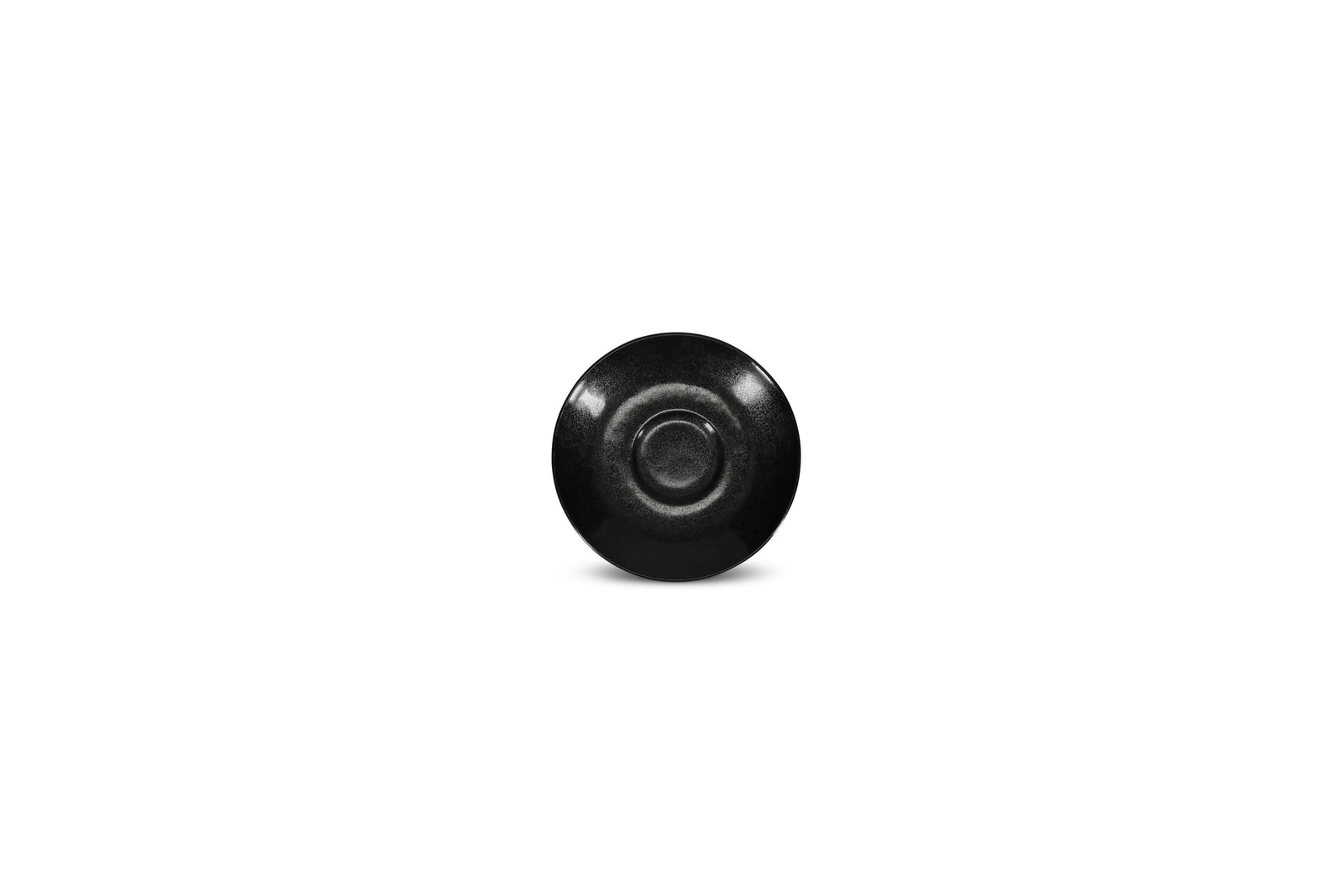 S&P - Ovio Black Soucoupe 14cm noir Ovio - 1 SET - 6 pièces