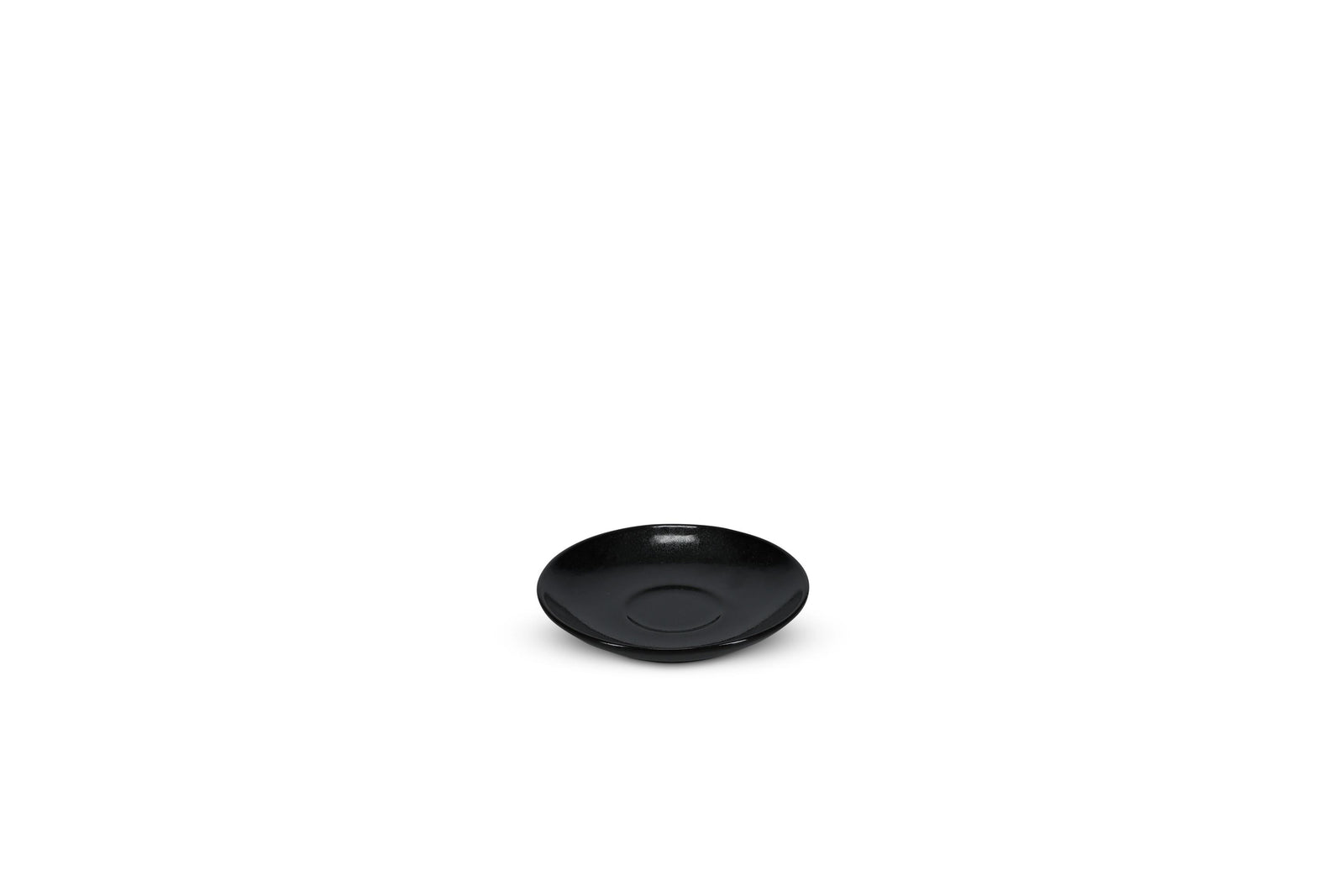 S&P - Ovio Black Soucoupe 14cm noir Ovio - 1 SET - 6 pièces