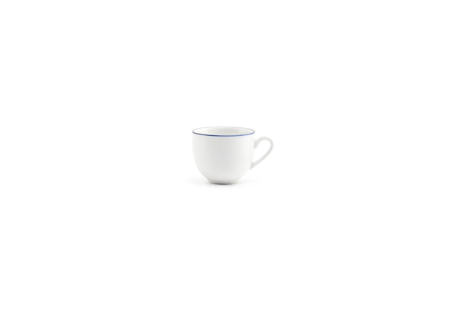 S&P - Basic White Tasse à moka 10cl blue rim Basic White - 1 SET - 6 pièces