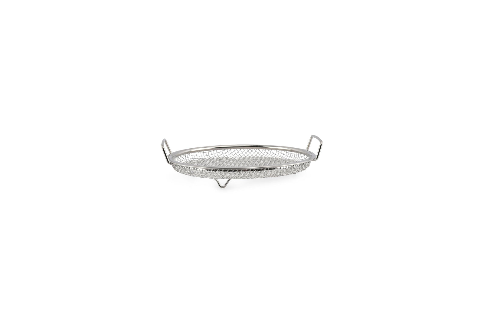 S&P - Panier métallique 20xH3cm argent Serve - 1 SET - 6 pièces