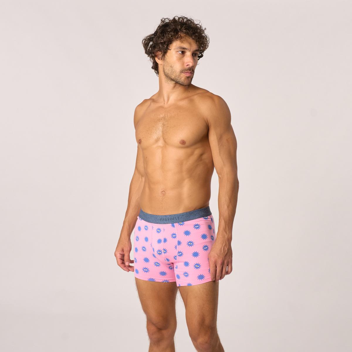 Boxer en coton bio - Suneyes - Rose