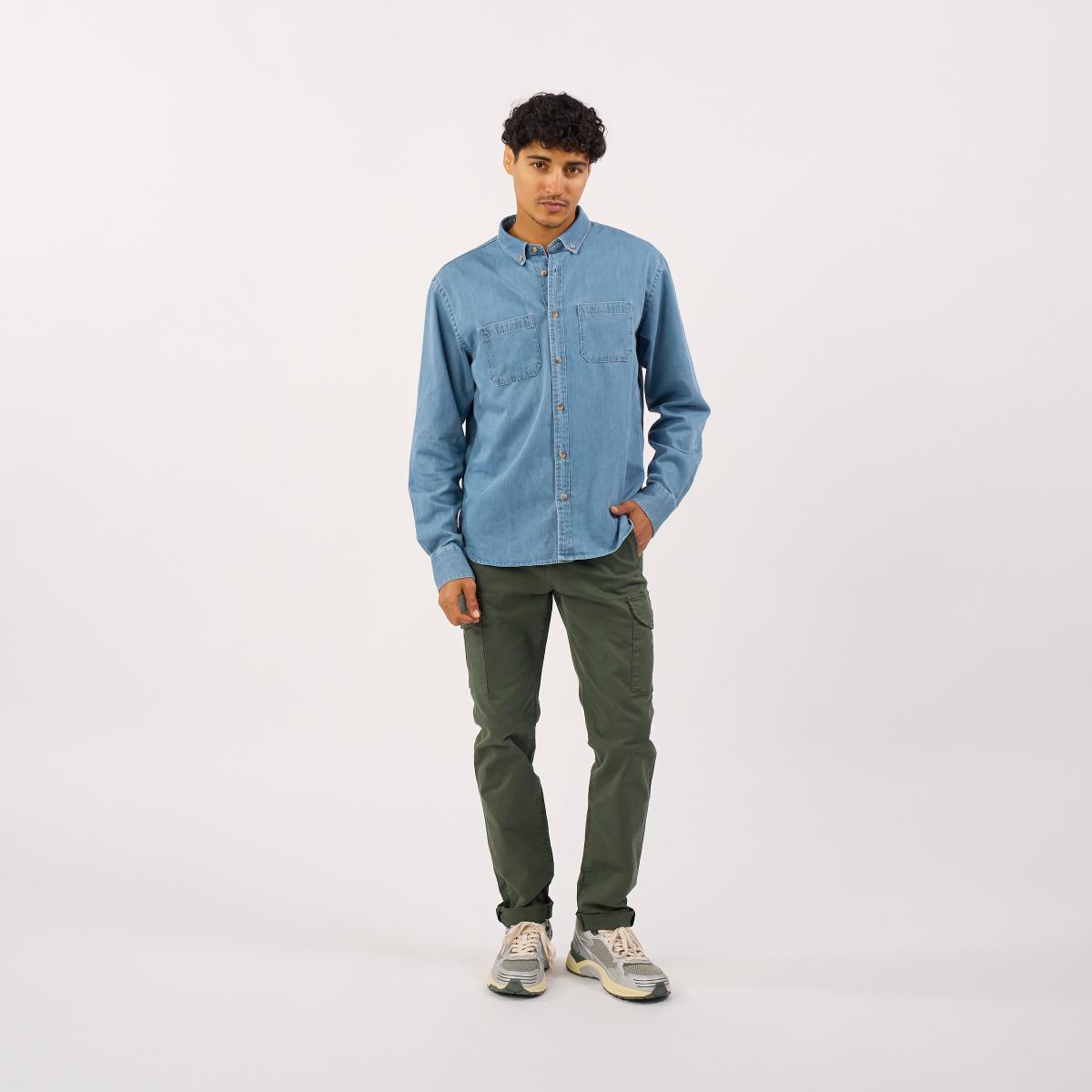 Pantalon cargo - Vert foncé