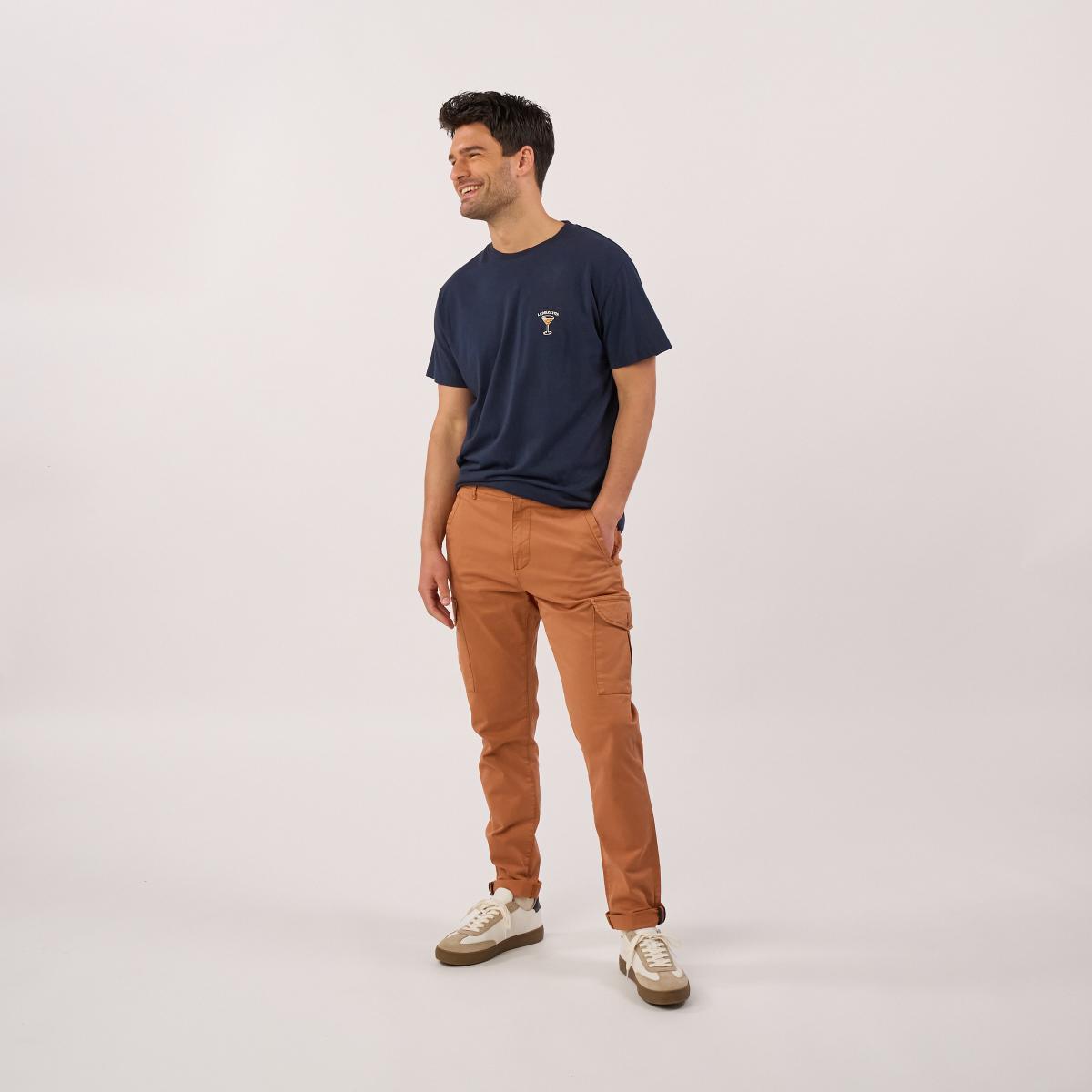 Pantalon cargo - Camel - Marron