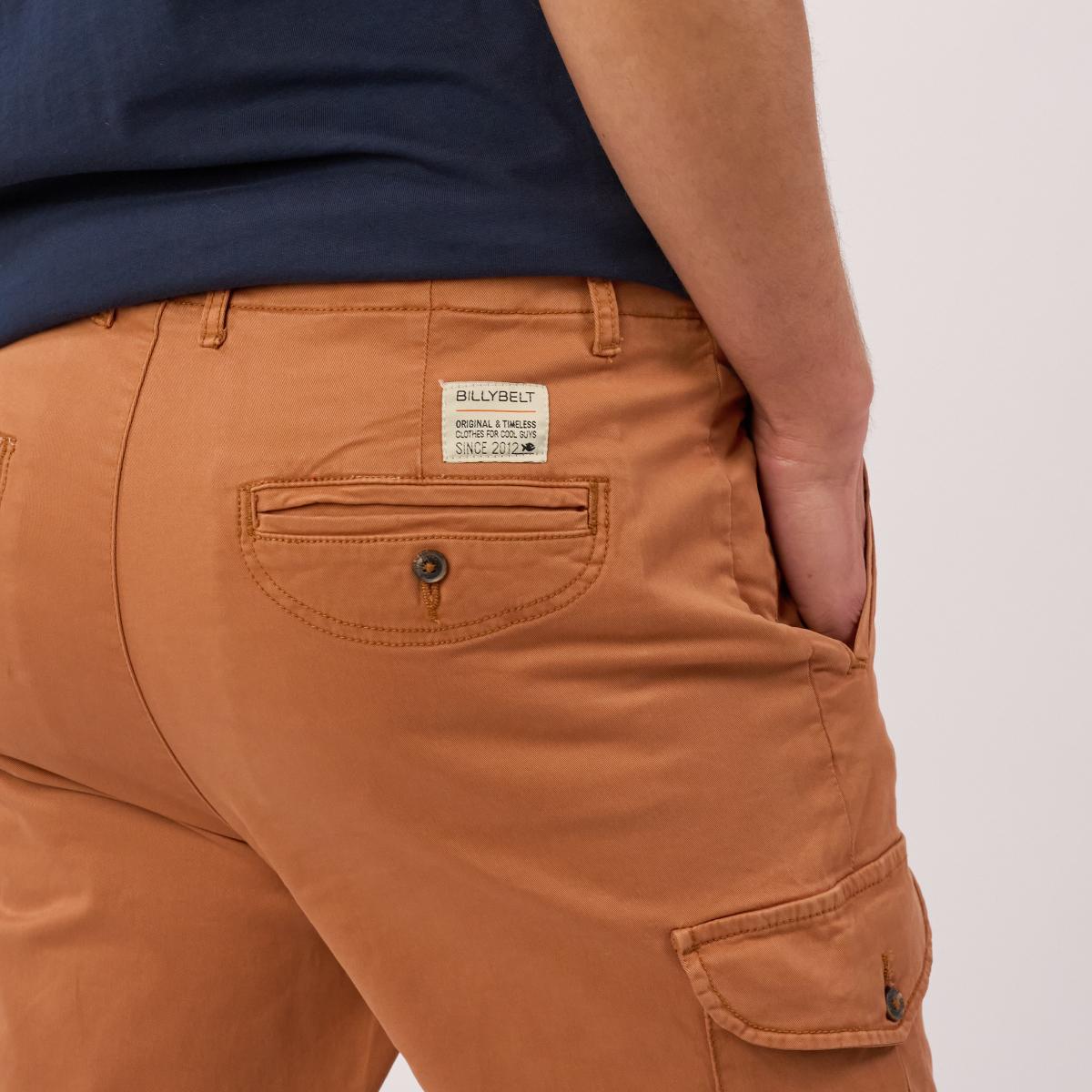 Pantalon cargo - Camel - Marron