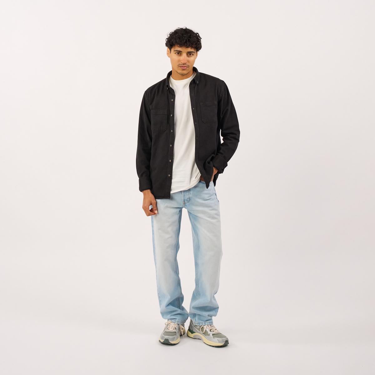 Chemise en denim - Noir