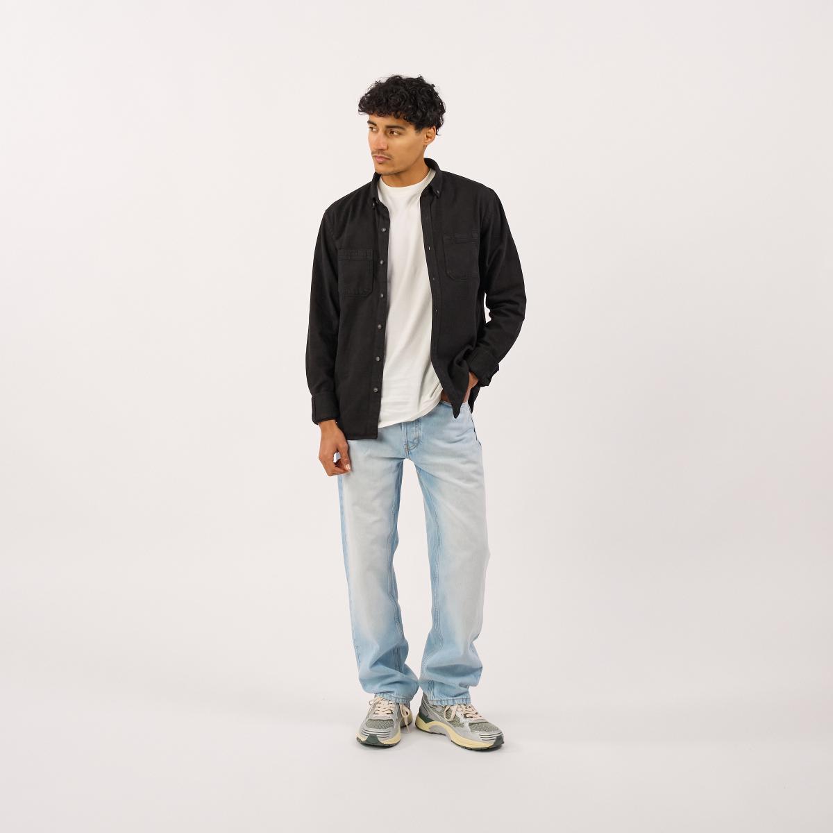 Chemise en denim - Noir