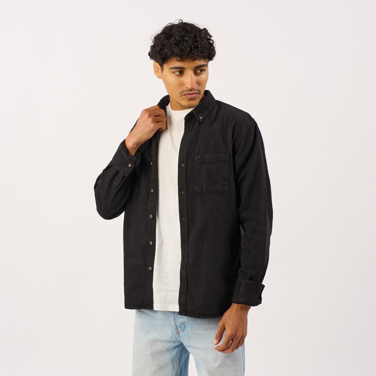 Chemise en denim - Noir