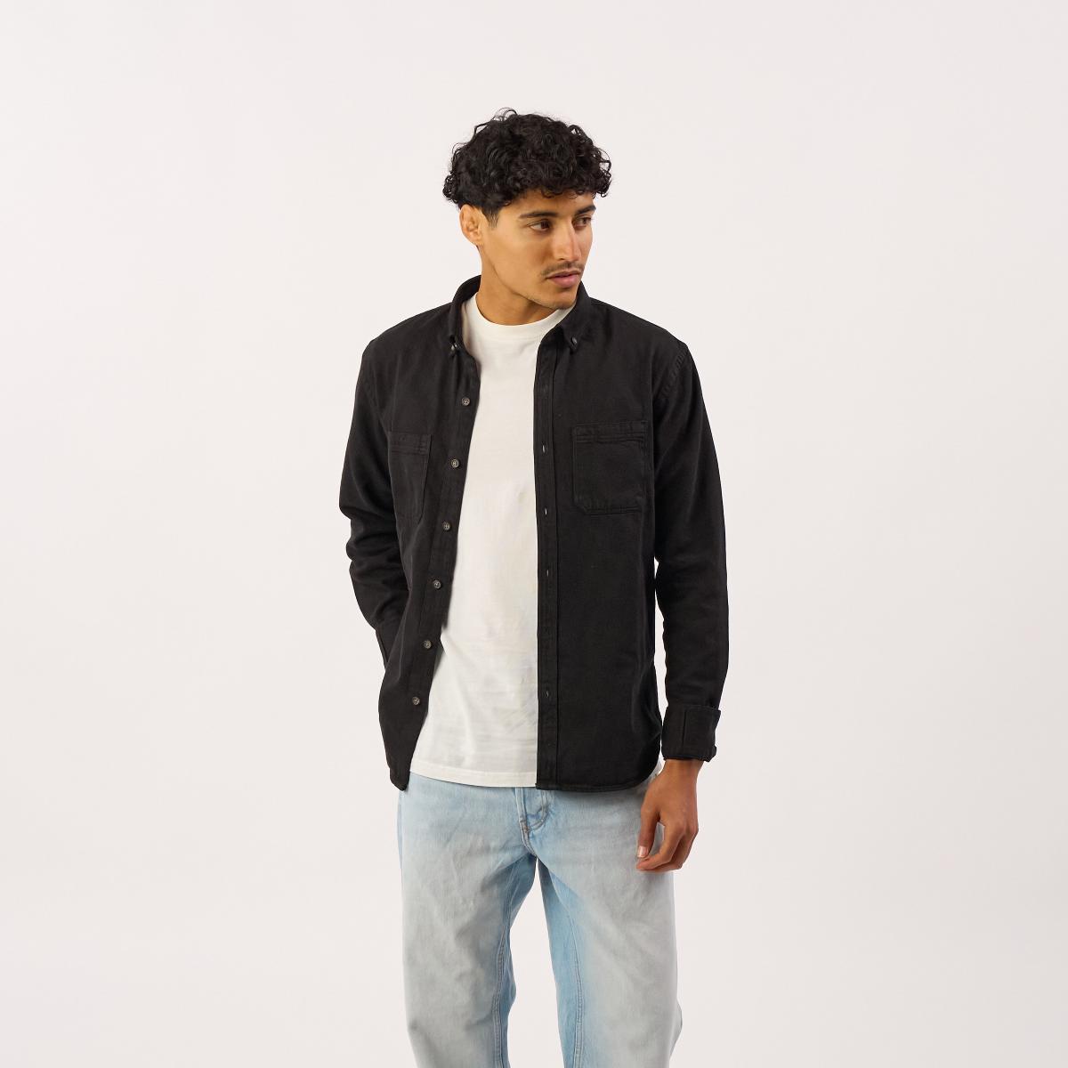 Chemise en denim - Noir