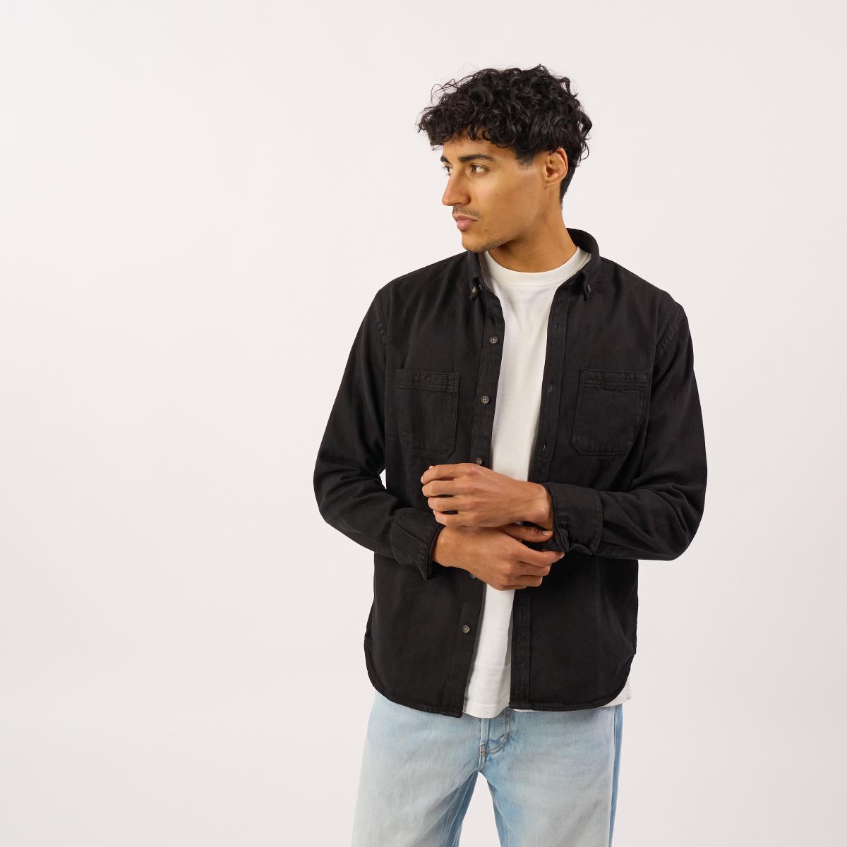 Chemise en denim - Noir