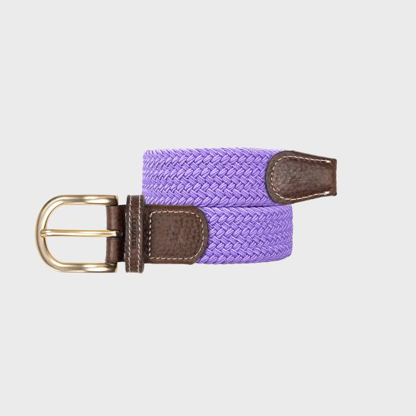 Ceinture femme tressée - Violet