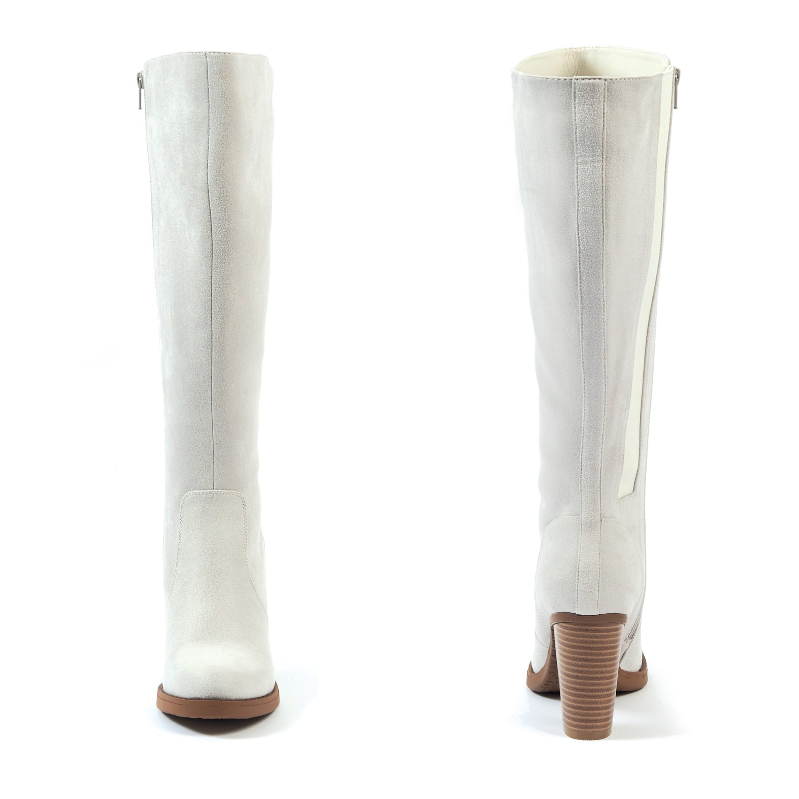 Bottes XL pour mollets larges - Modele Kamilla - Lt Grey