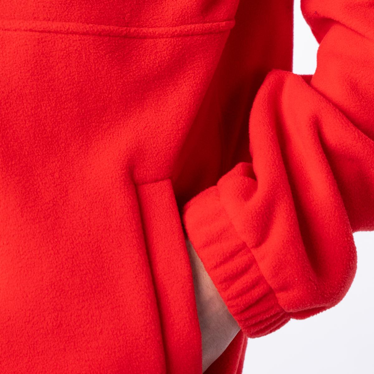 Sweat en polaire - Rouge