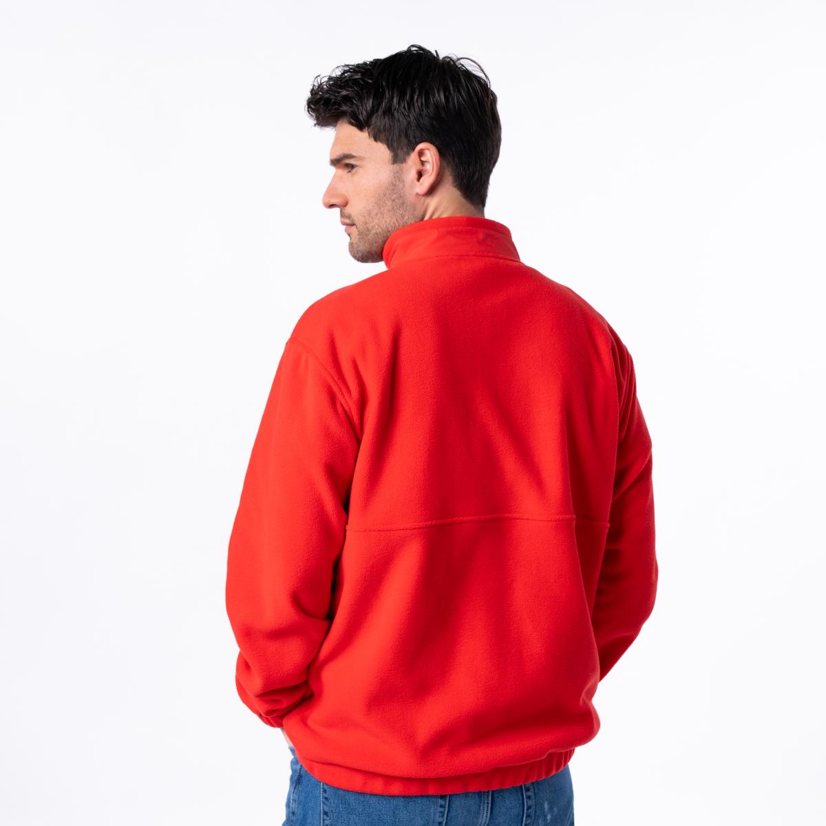 Sweat en polaire - Rouge
