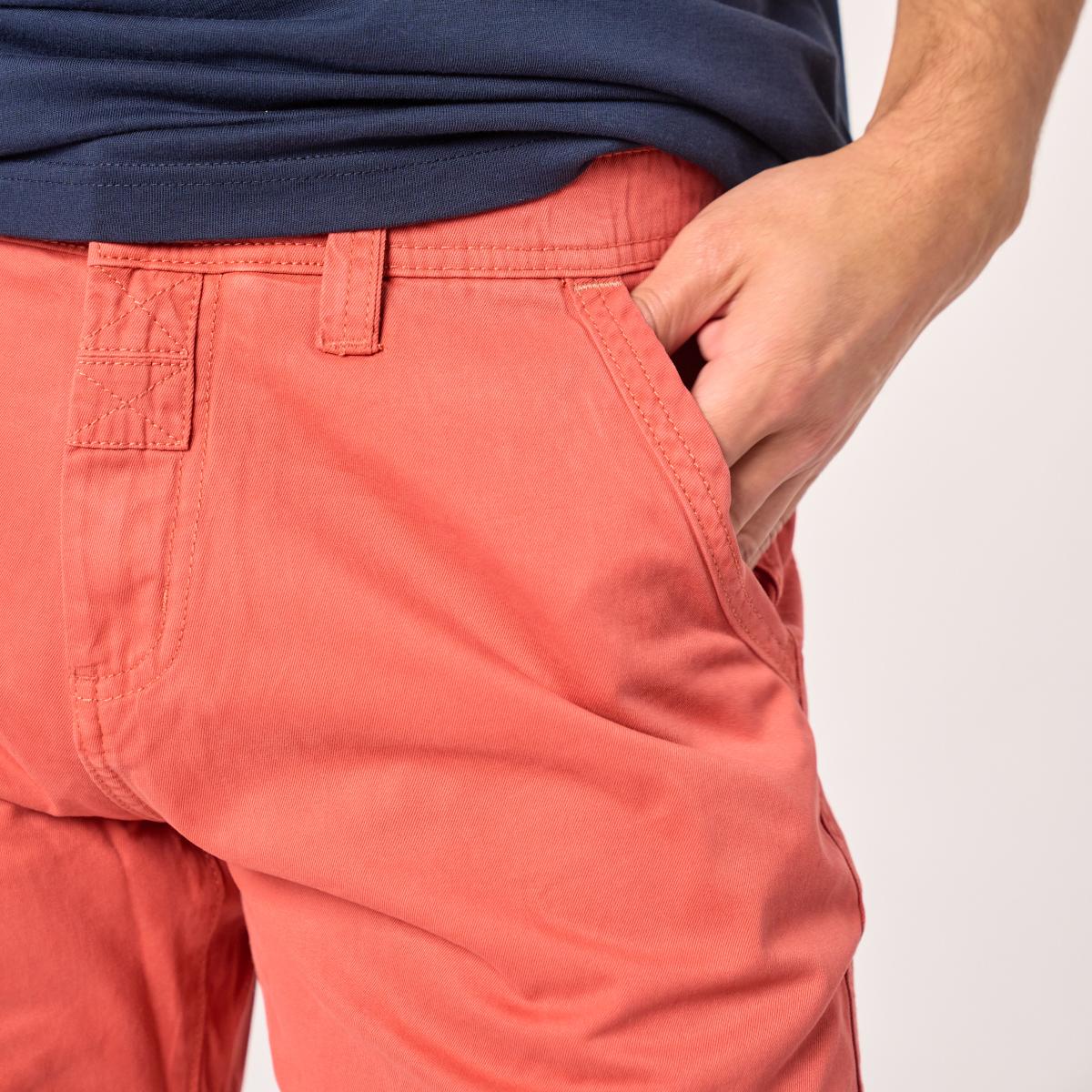 Bermuda en 100% coton bio - Terracotta - Orange