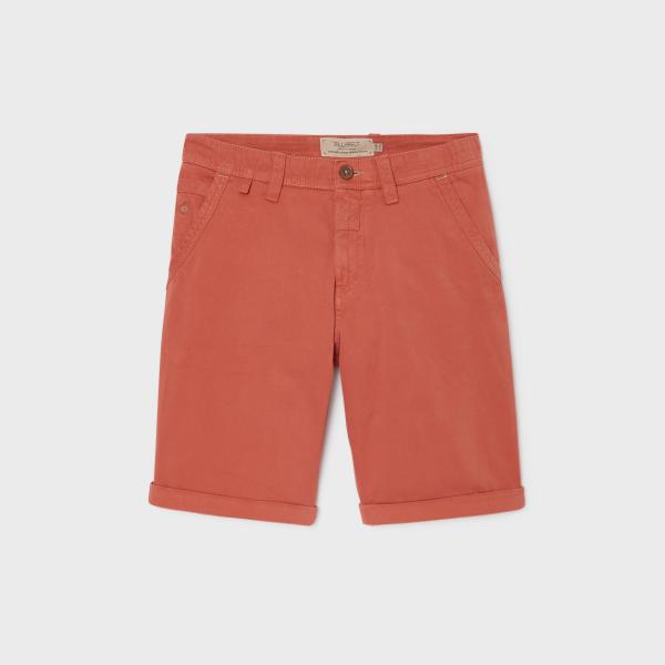Bermuda en 100% coton bio - Terracotta - Orange