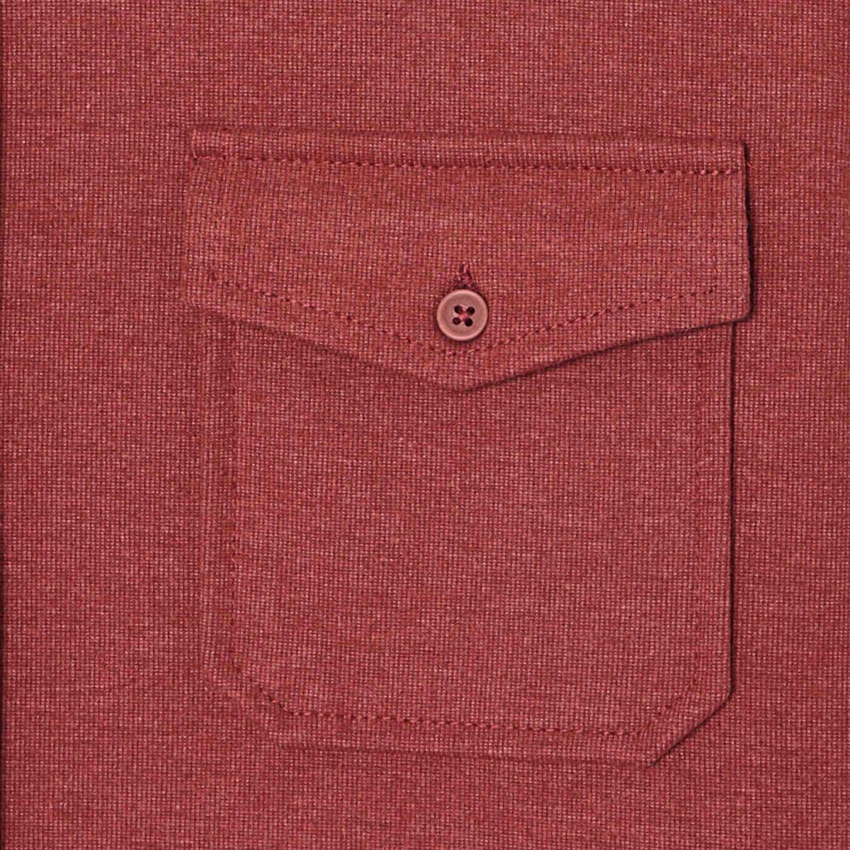 Surchemise en maille infroissable - Bordeaux - Rouge