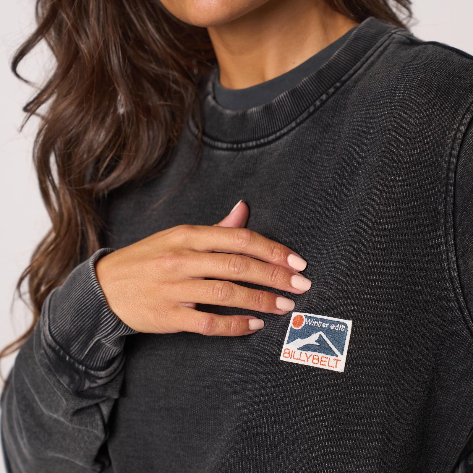Sweat en 100% coton bio BILLYCLUB - Gris foncé