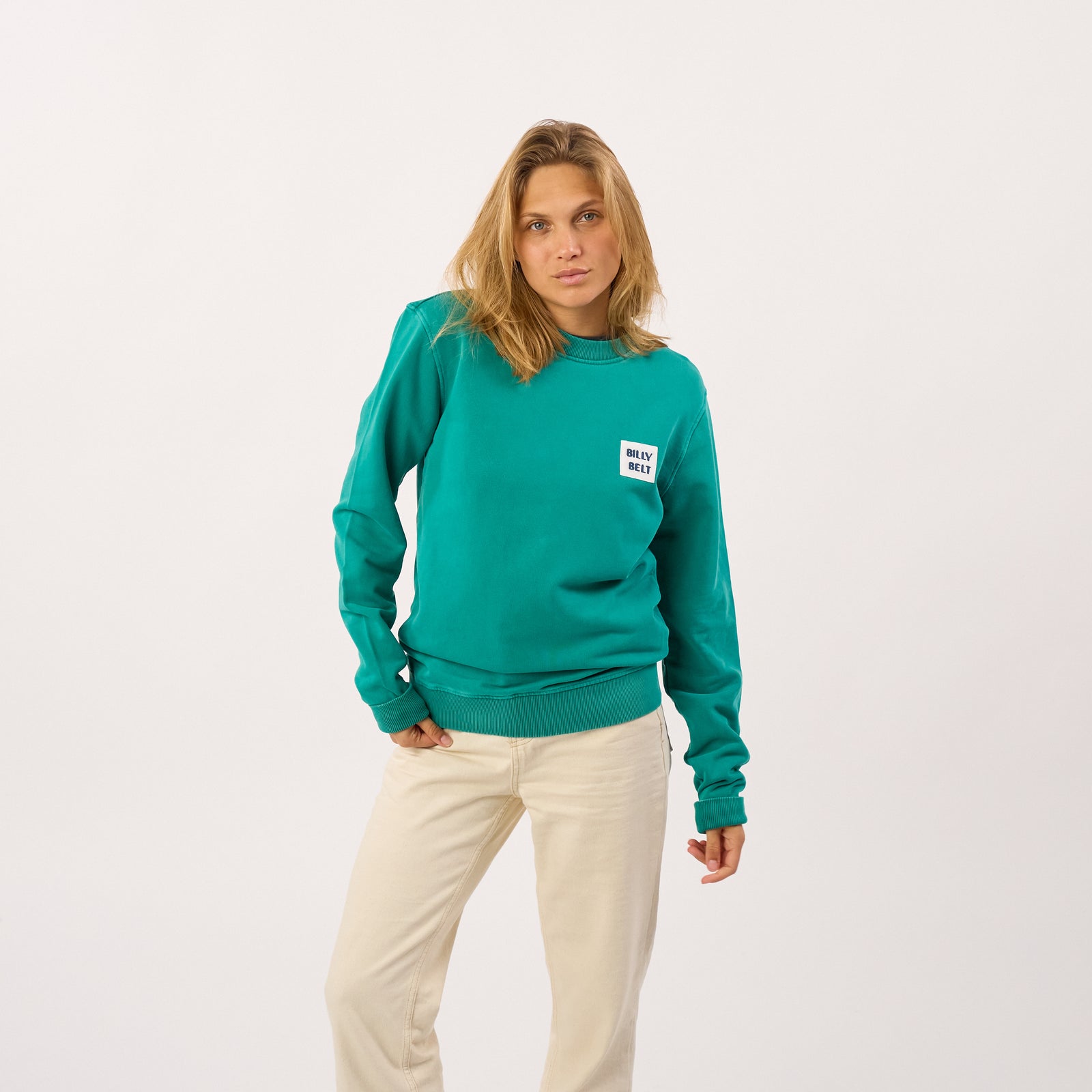 Sweat en 100% coton bio BILLYCLUB - Vert