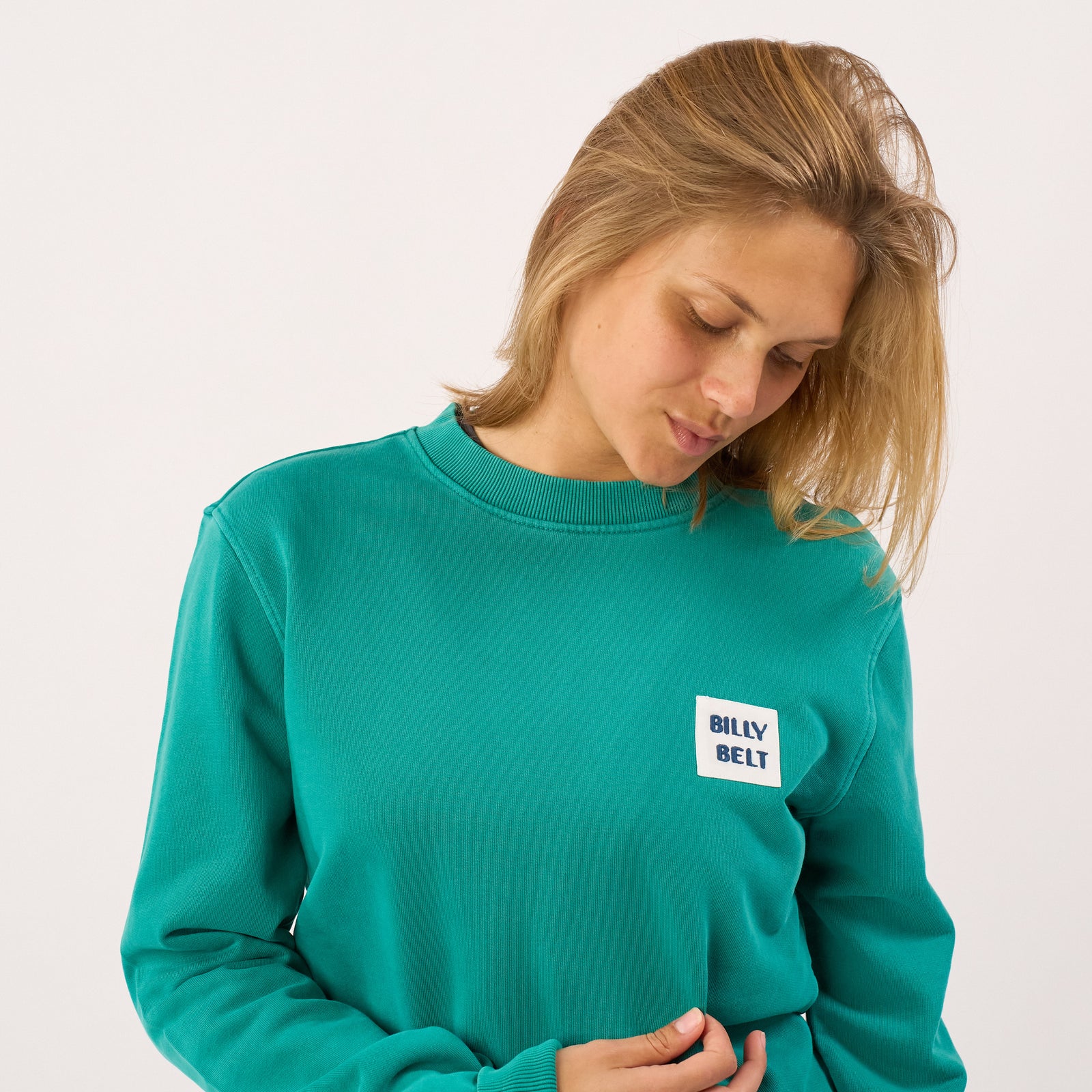 Sweat en 100% coton bio BILLYCLUB - Vert