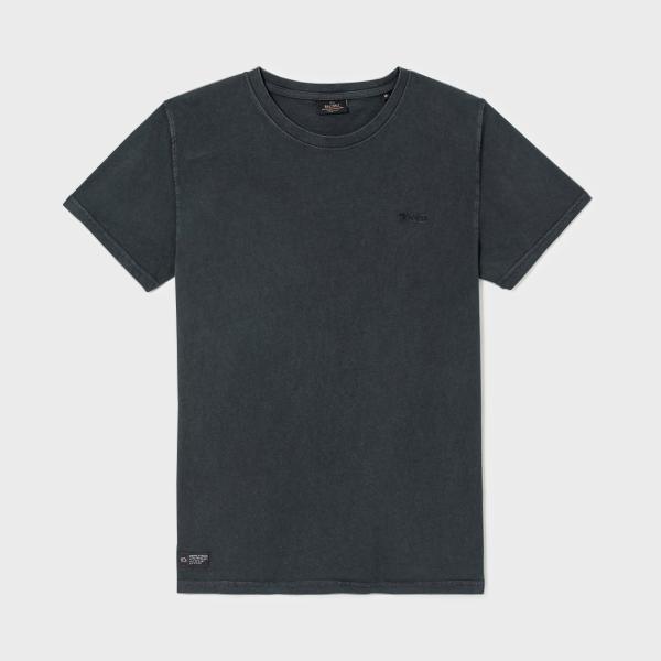 T-shirt en 100% coton bio garment dye - Gris
