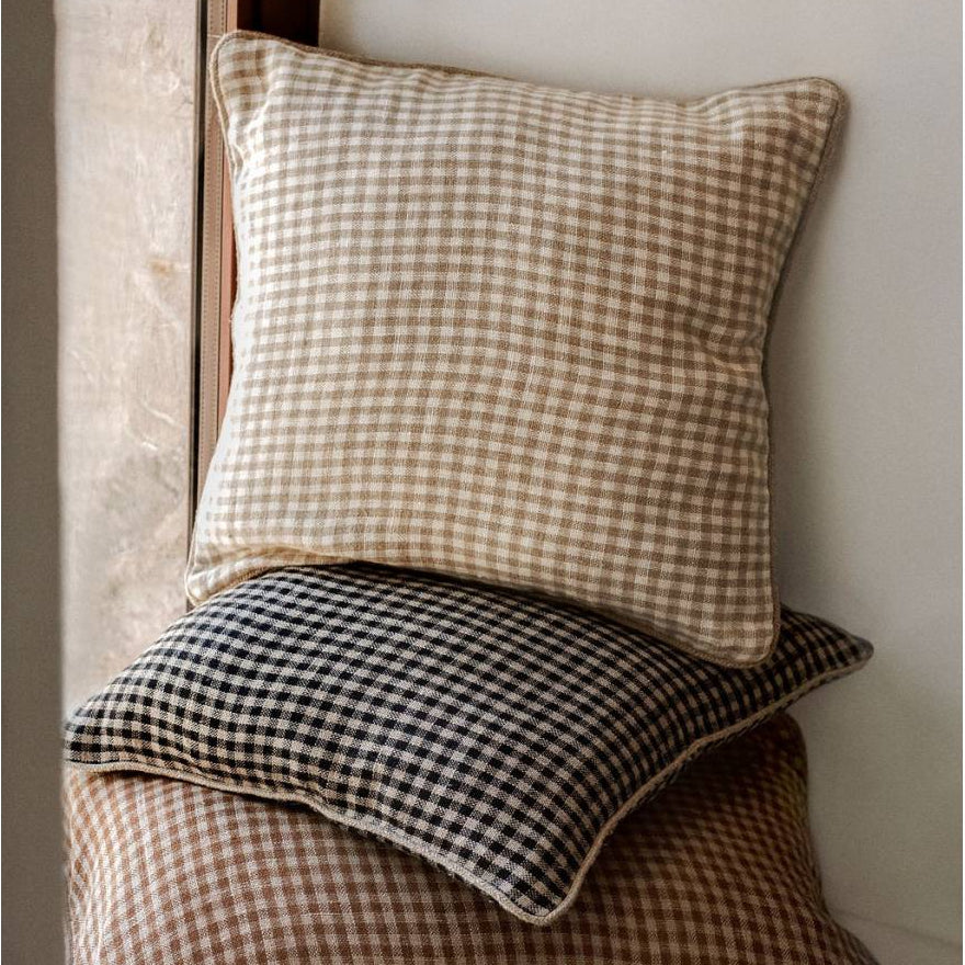 Housse De Coussin - Piana En Lin Tissé - Lin