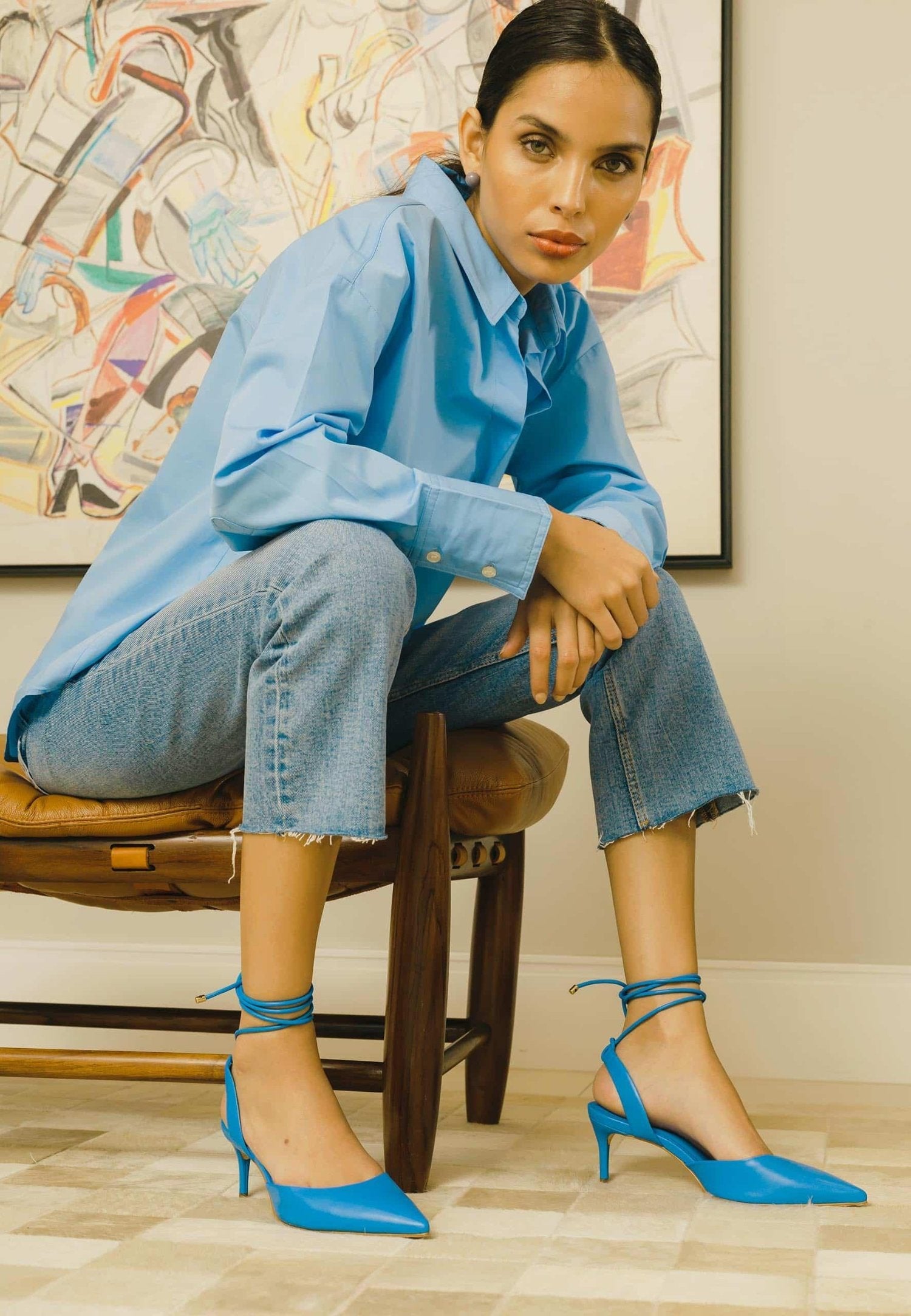 Sandales à Bout Pointu Jaborandi avec Bride Arrière Mangará - Design Élégant