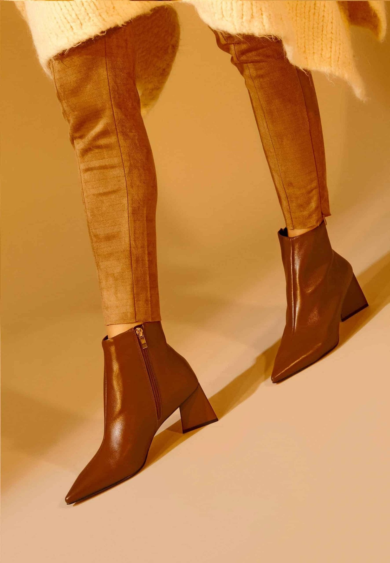 Bottines en Cuir Mabea Mangará - Classiques et Confortables