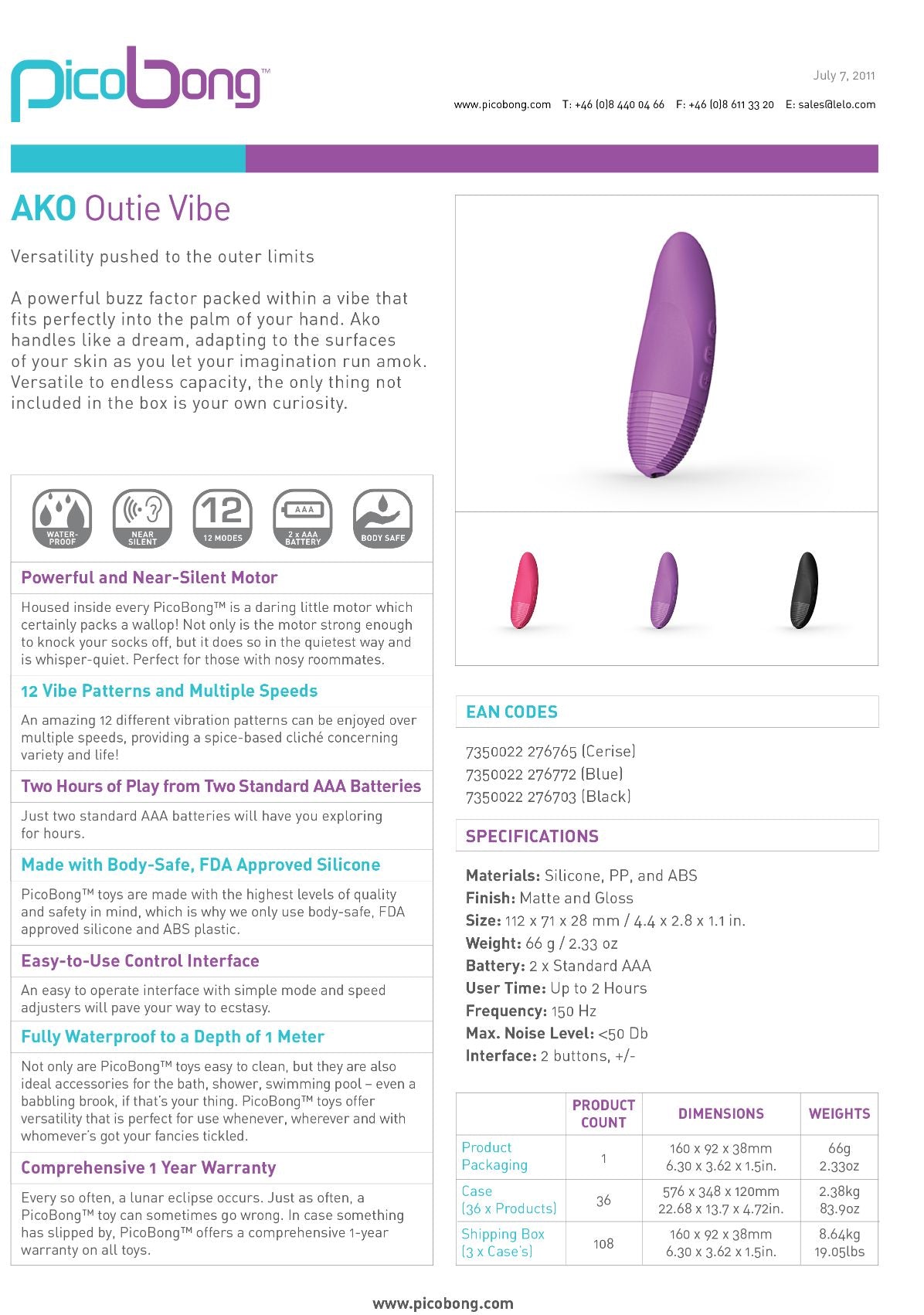 Ako Outie Vibe Purple