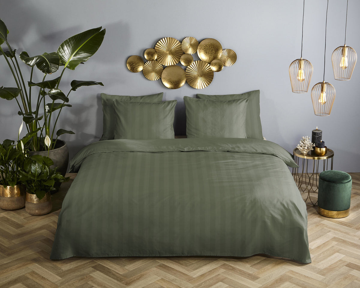 Descanso - Housse de couette - Hotel Sevilla - Olive Green