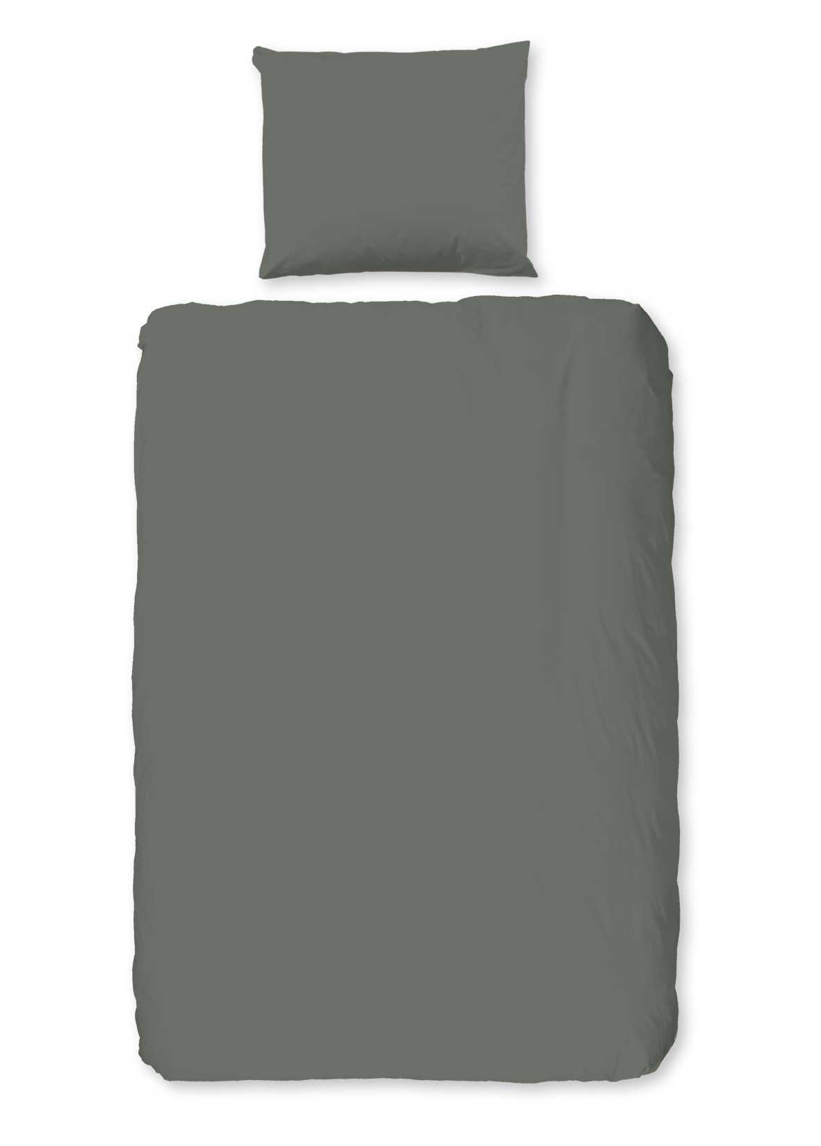 Good Morning - Housse De Couette - Uni - Olive Green
