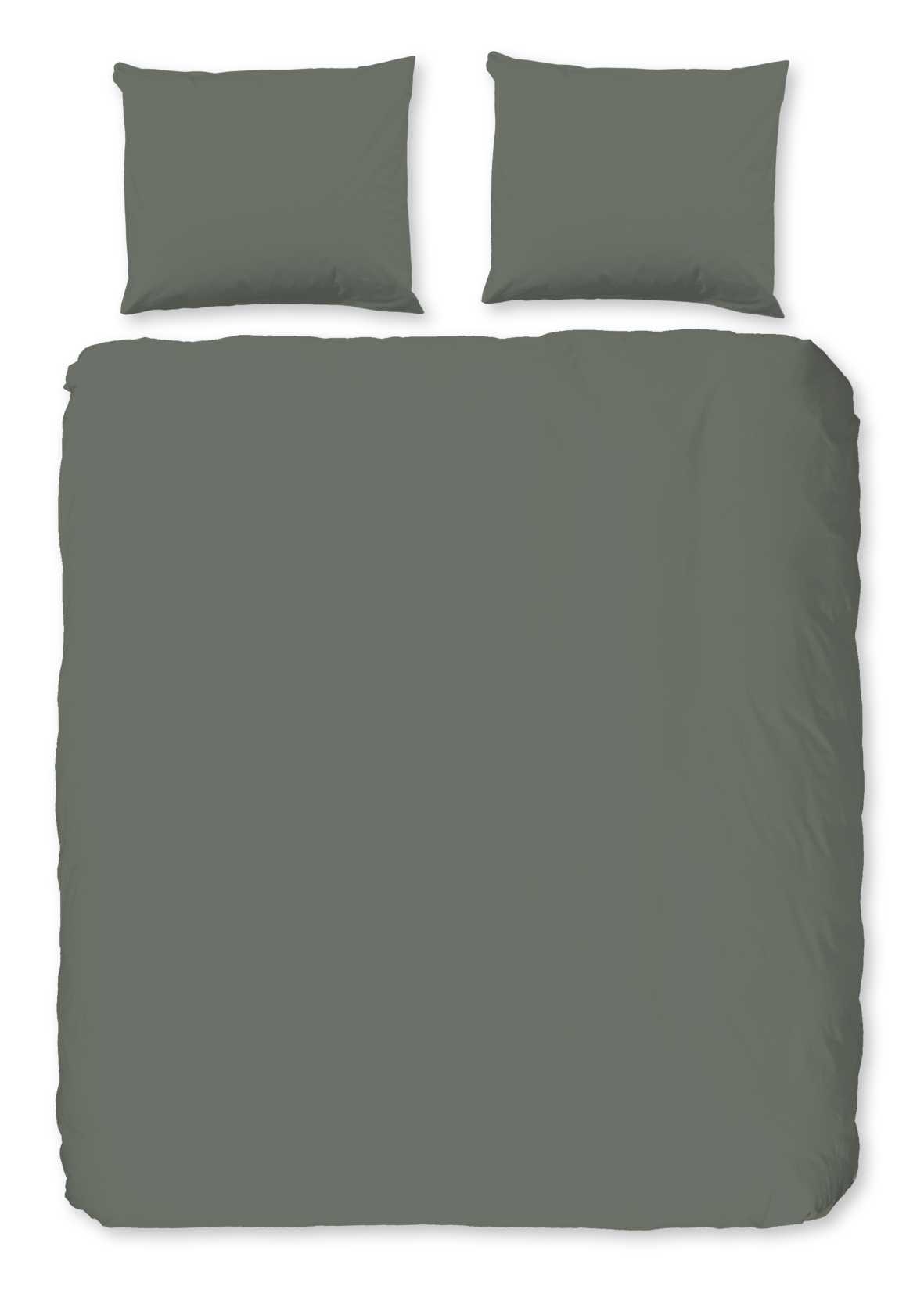 Good Morning - Housse De Couette - Uni - Olive Green