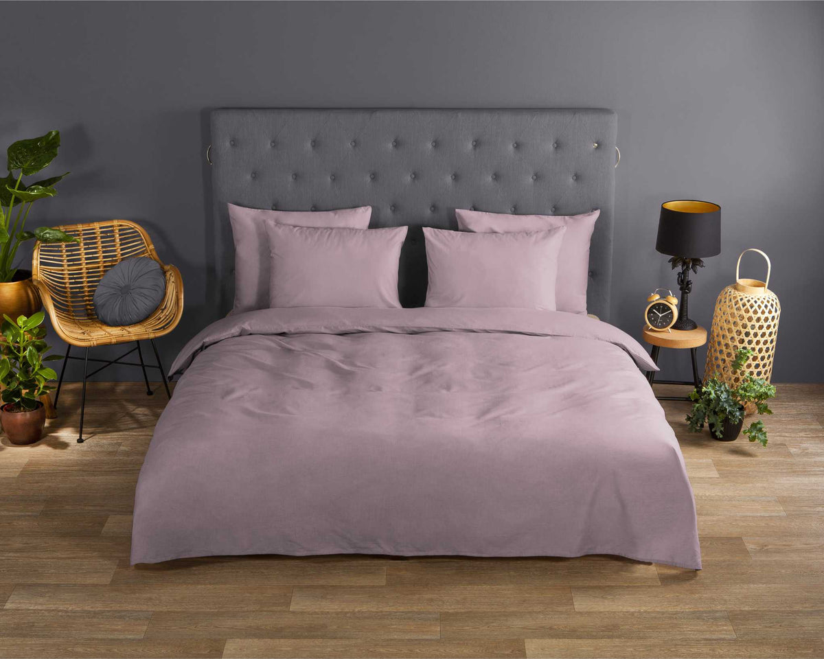 Good Morning - Housse De Couette - Uni - Soft Pink