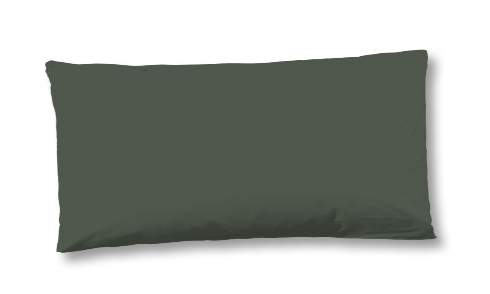 HIP - Taie d'oreiller - Uni - Olive Green