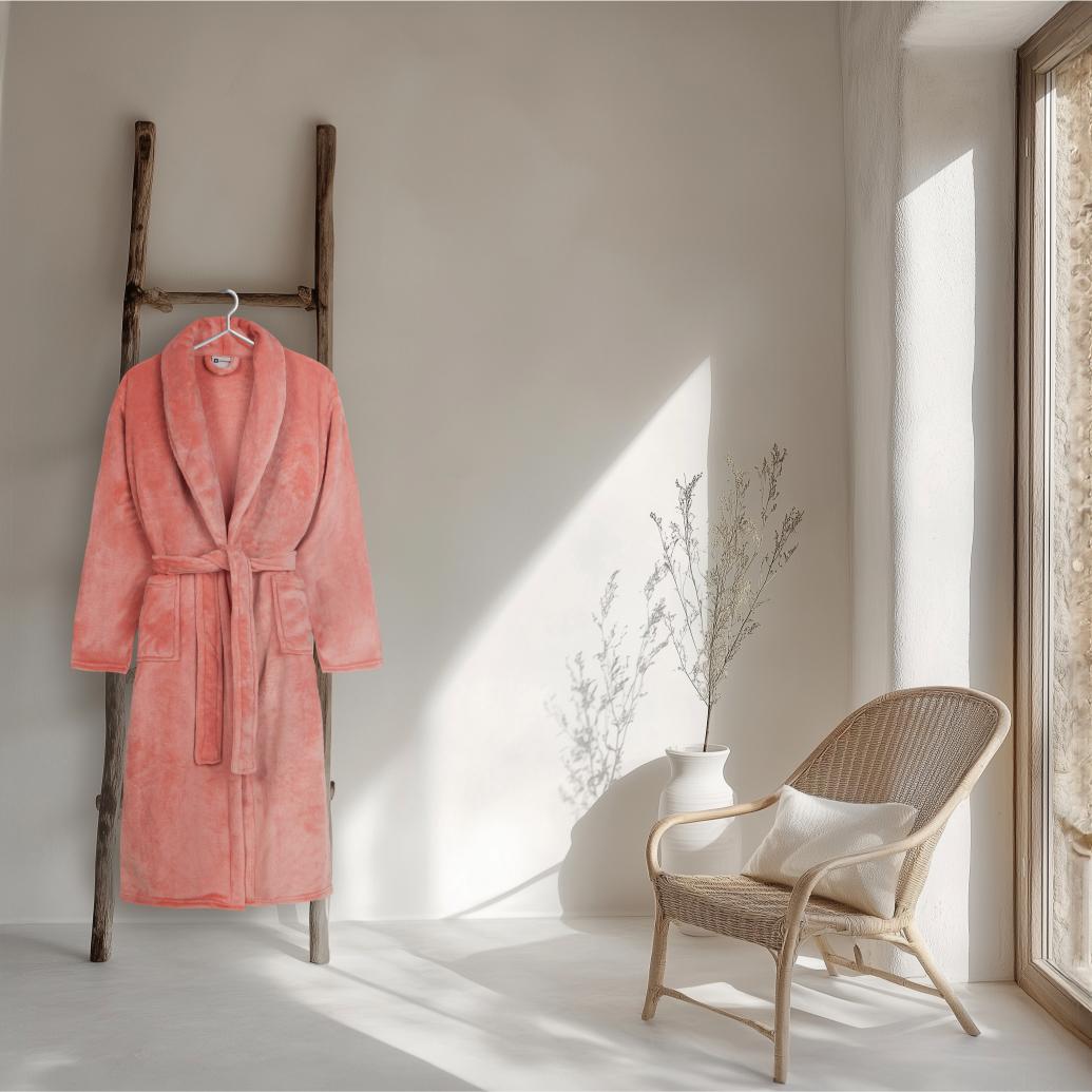 Good Morning - Peignoir - Uni - Pink