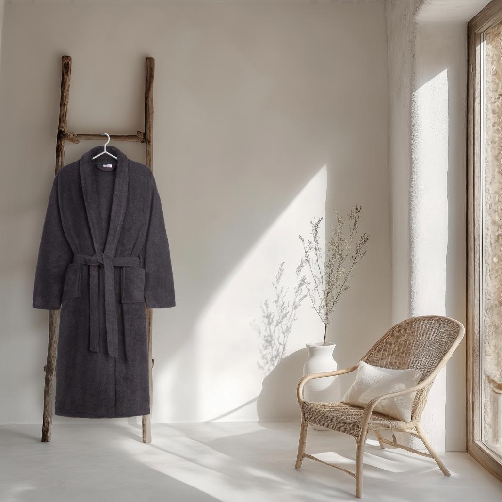 Hip - Peignoir - Uni - Anthracite