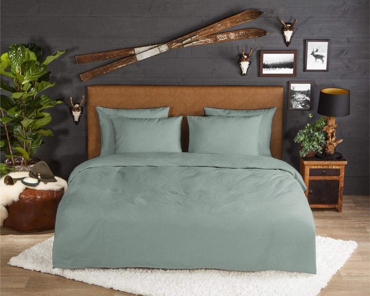 Good Morning - Housse De Couette - Uni - Green