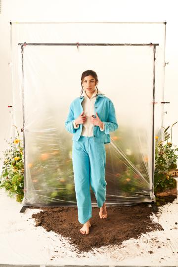 Pantalon large Jolly Aqua