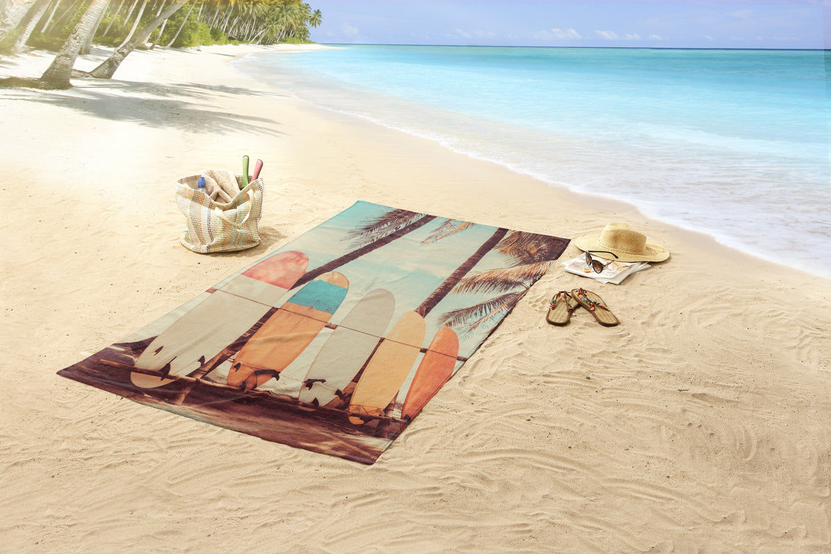 Good Morning - Drap de plage - Vintage Surf - Multi
