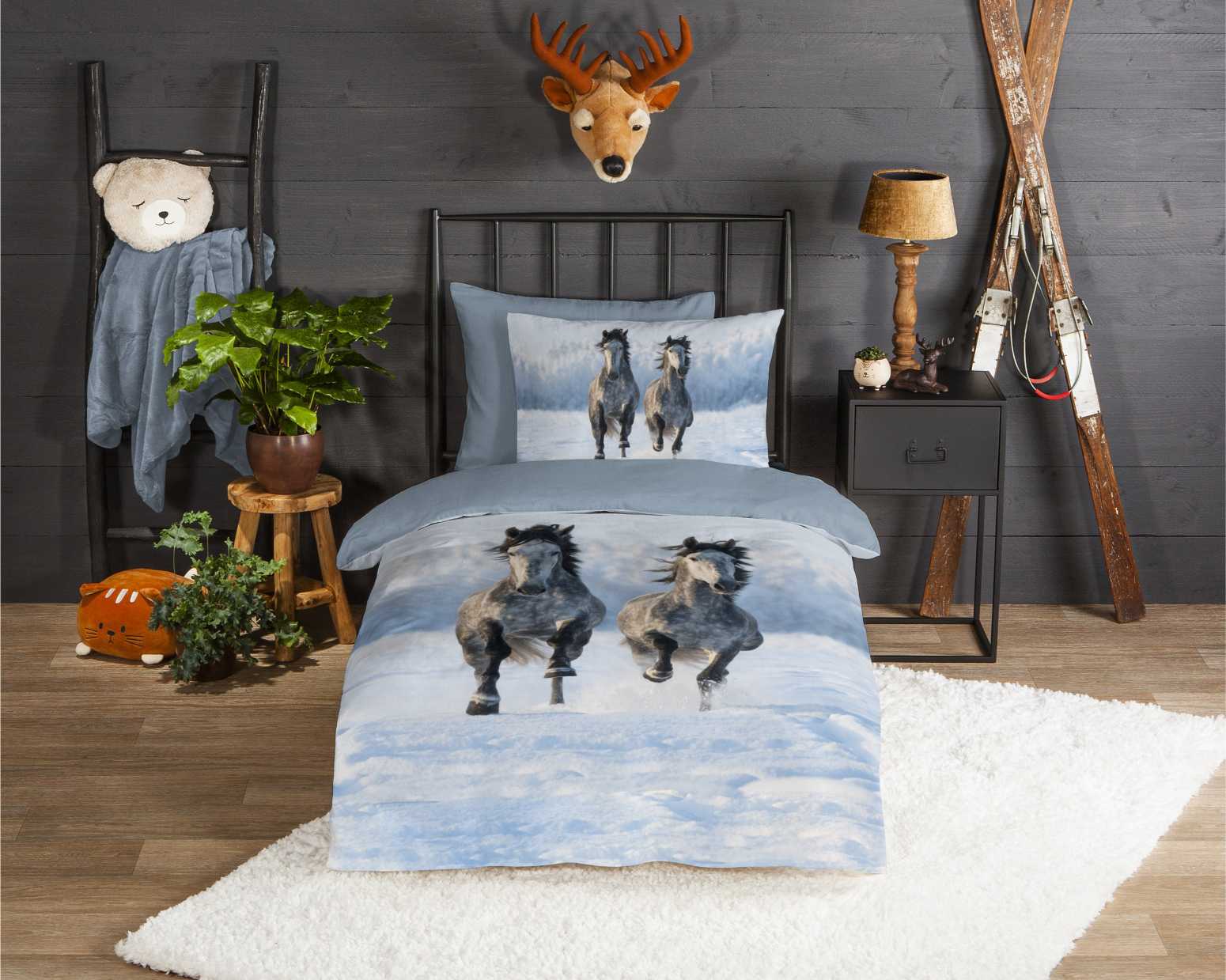 Good Morning - Housse De Couette - Snowhorses - Multi