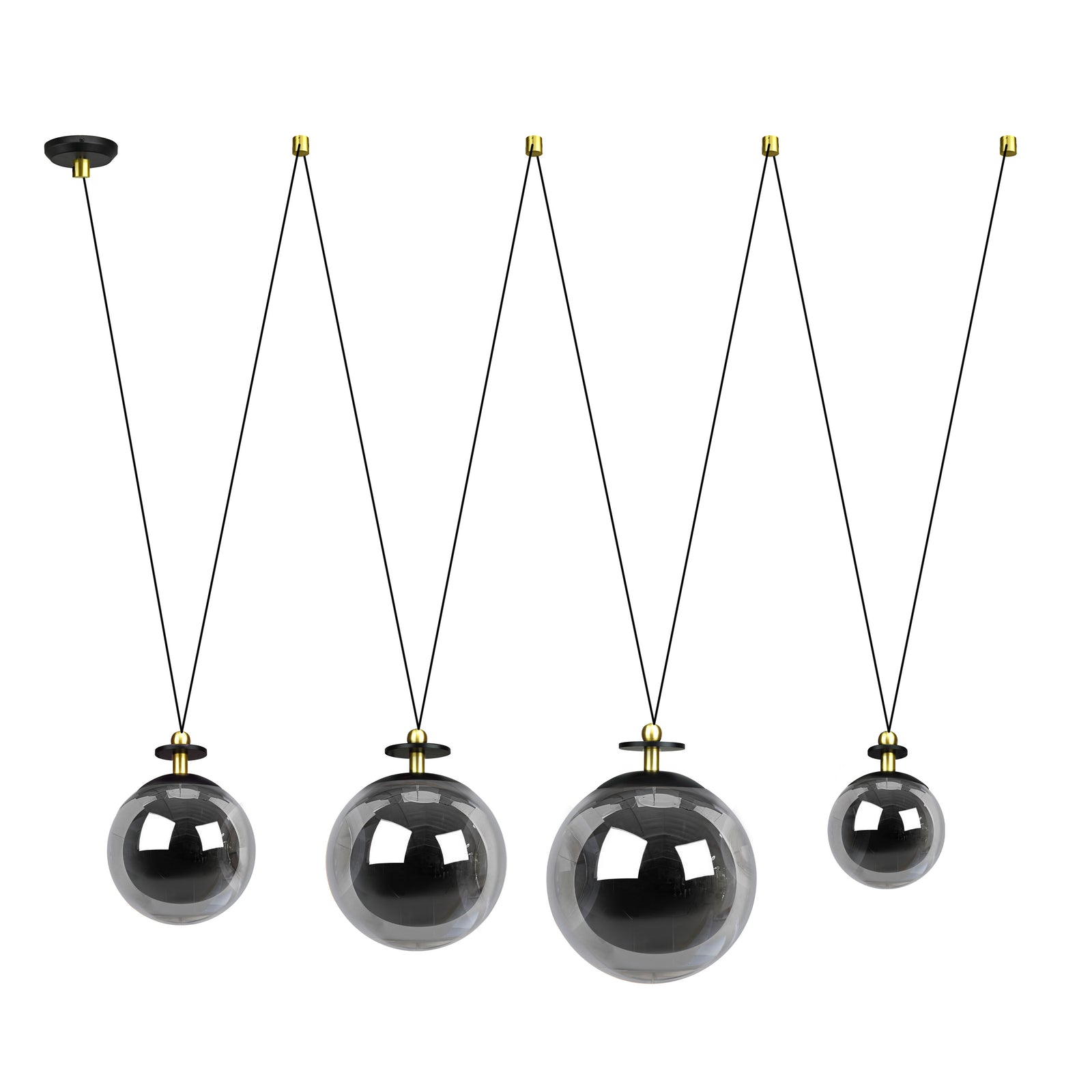 Diane 04 - Suspension - Verre Fume