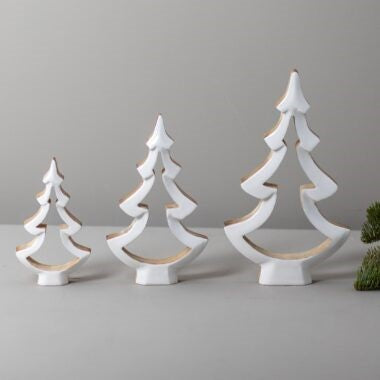 Sapin découpé en bois de manguier et émail, moyen