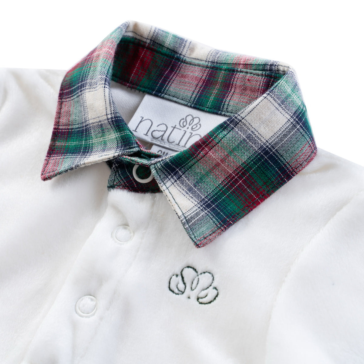 Babygrow Square - Blanc Cassé