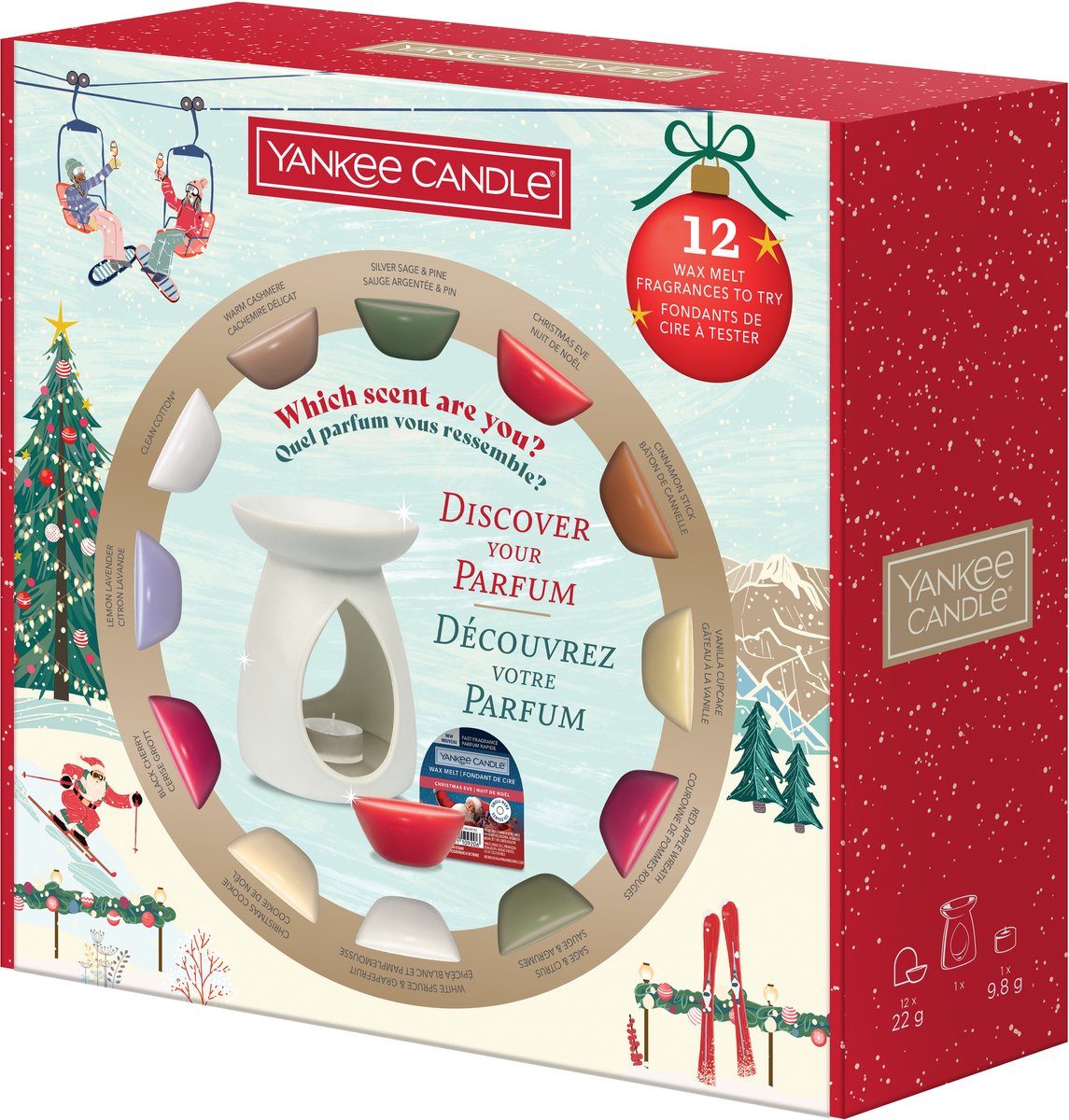 YC Apres Ski Collection 12 Wax Melts & Warmer Gift Set