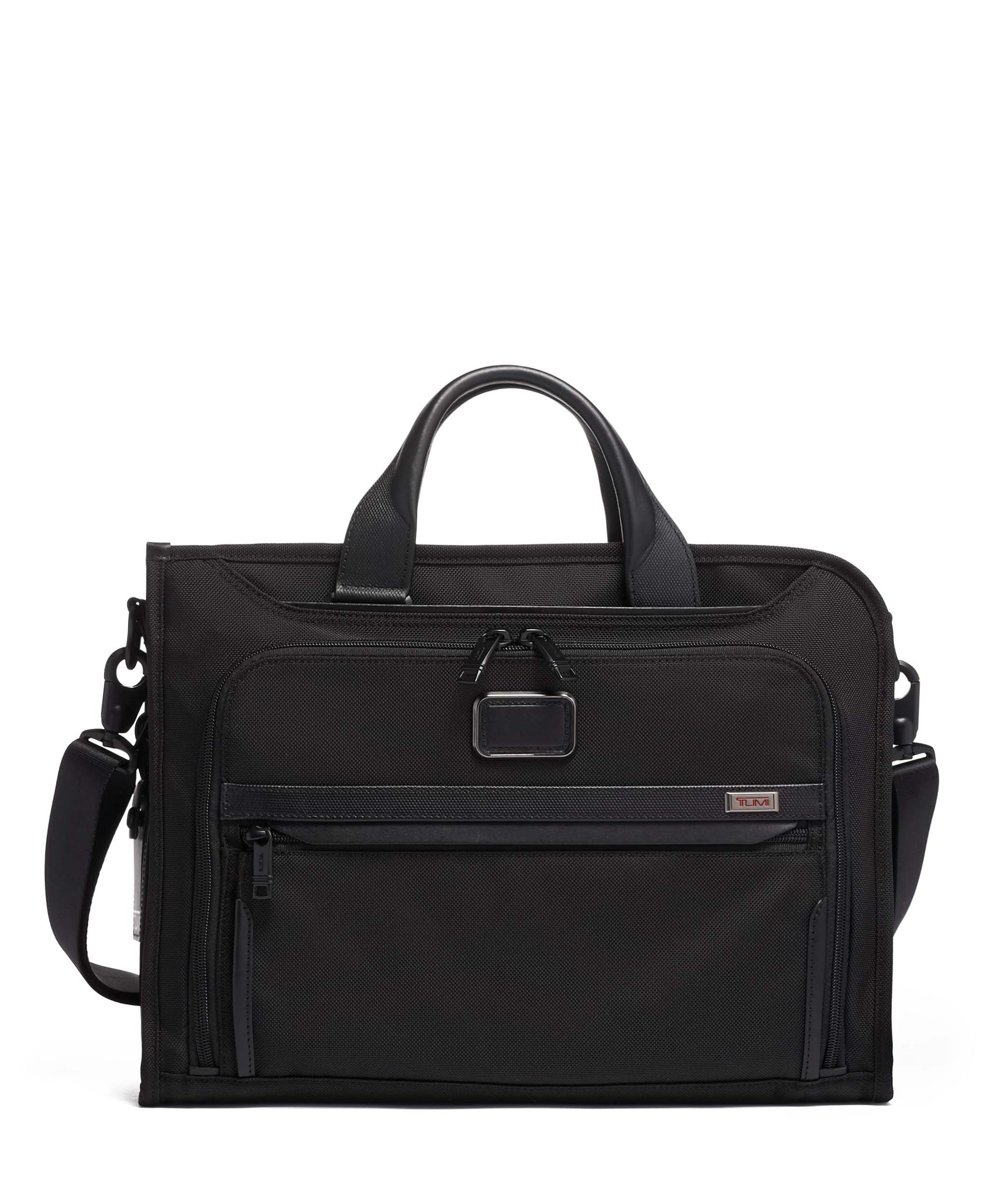 Alpha 3 Slim Deluxe Portfolio - Black