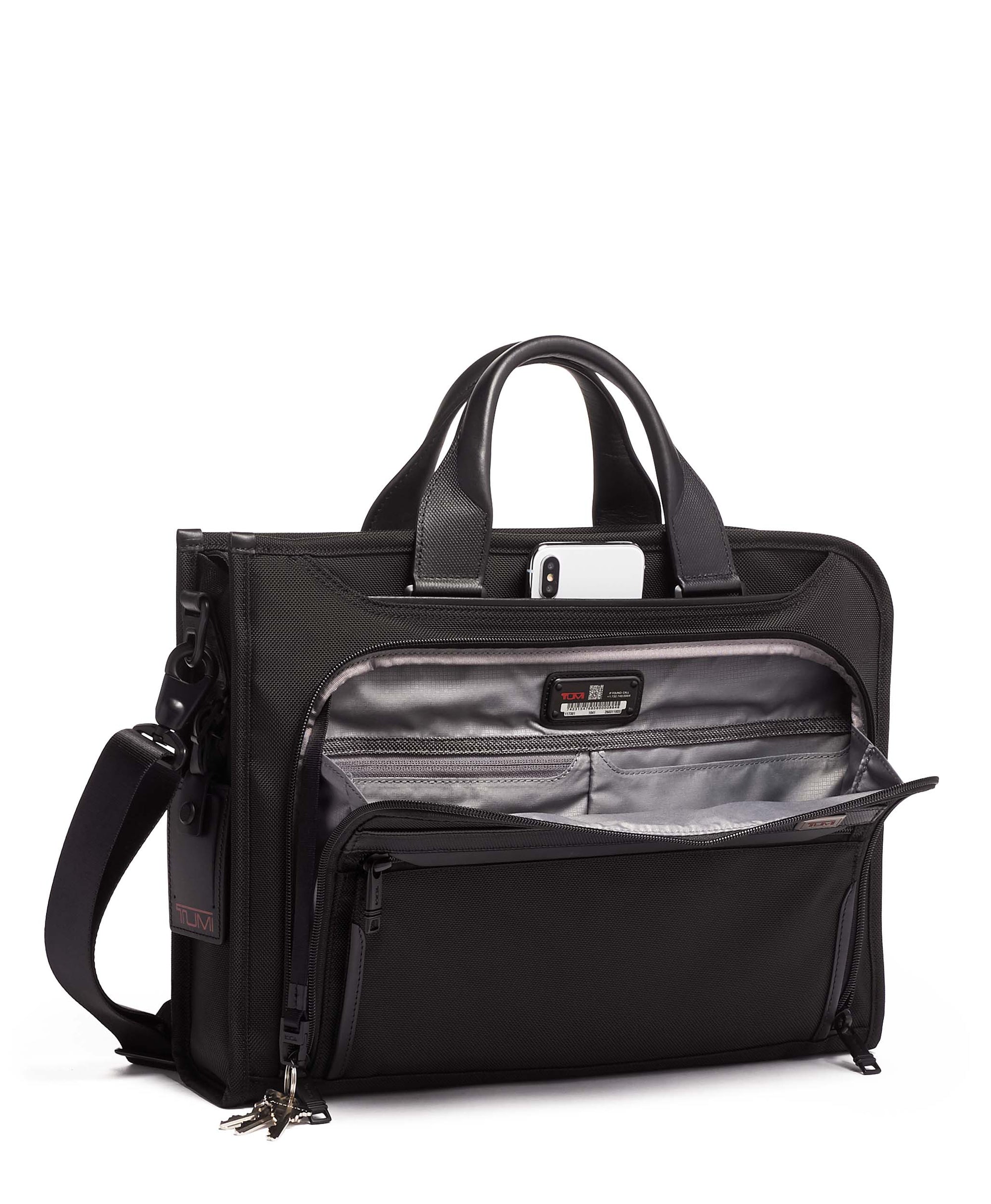 Alpha 3 Slim Deluxe Portfolio - Black