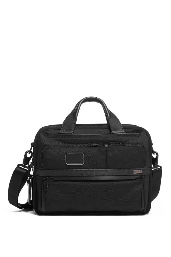 Alpha 3 - Small Screen Expandable Laptop Brief - Black