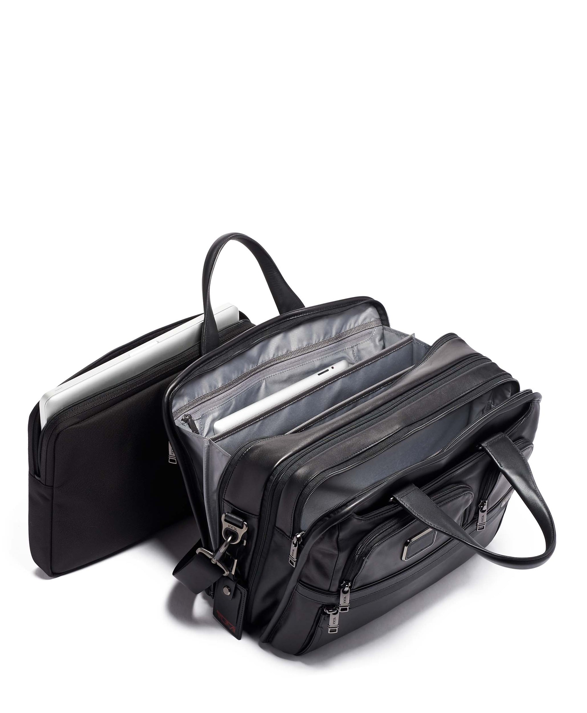 Alpha 3 Laptop Briefcase - Black